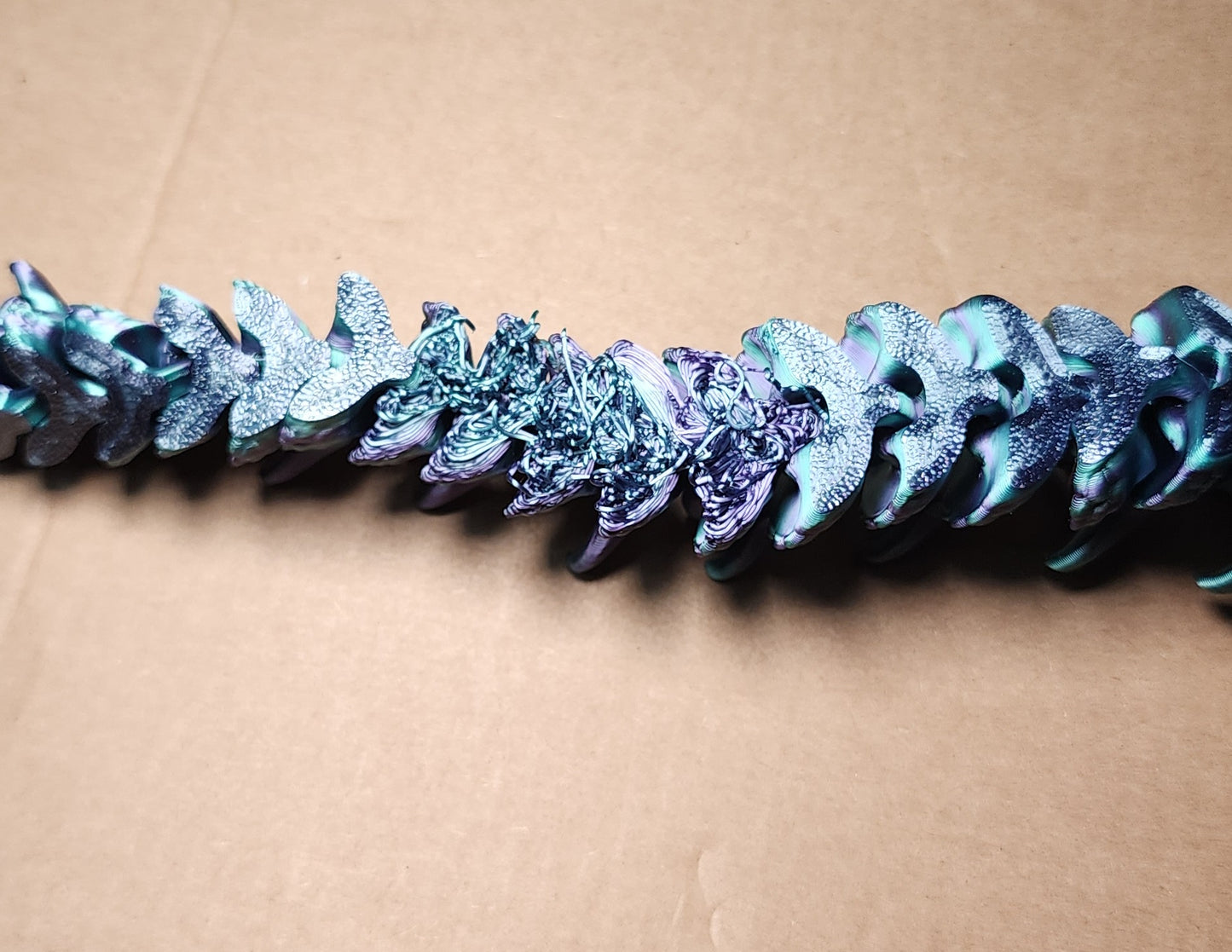 3D-Printed Imperial Dragon Gold and Purple - Minor Imperfection (27 Inches)