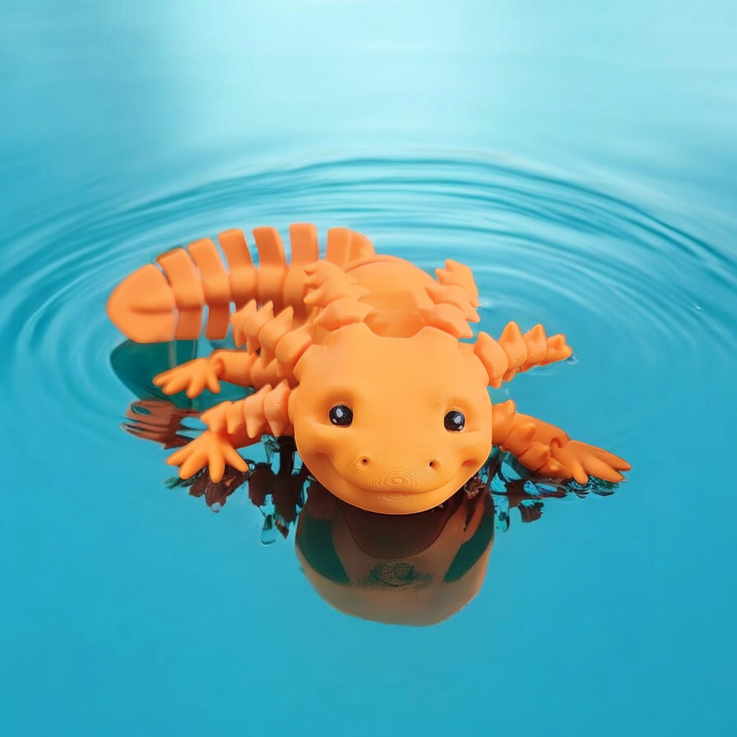 Adorable 3D-Printed Axolotl