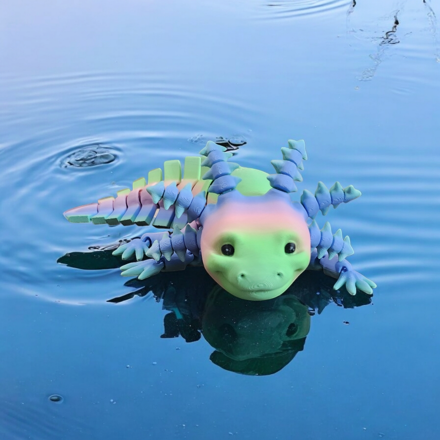 Adorable 3D-Printed Axolotl
