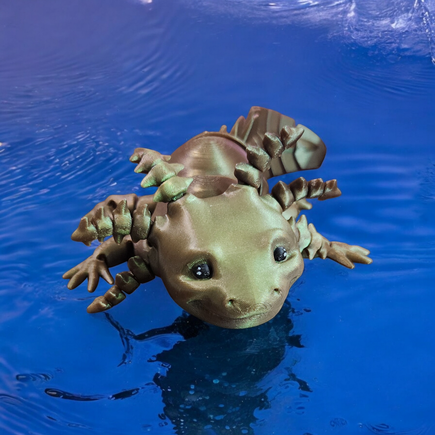Adorable 3D-Printed Axolotl