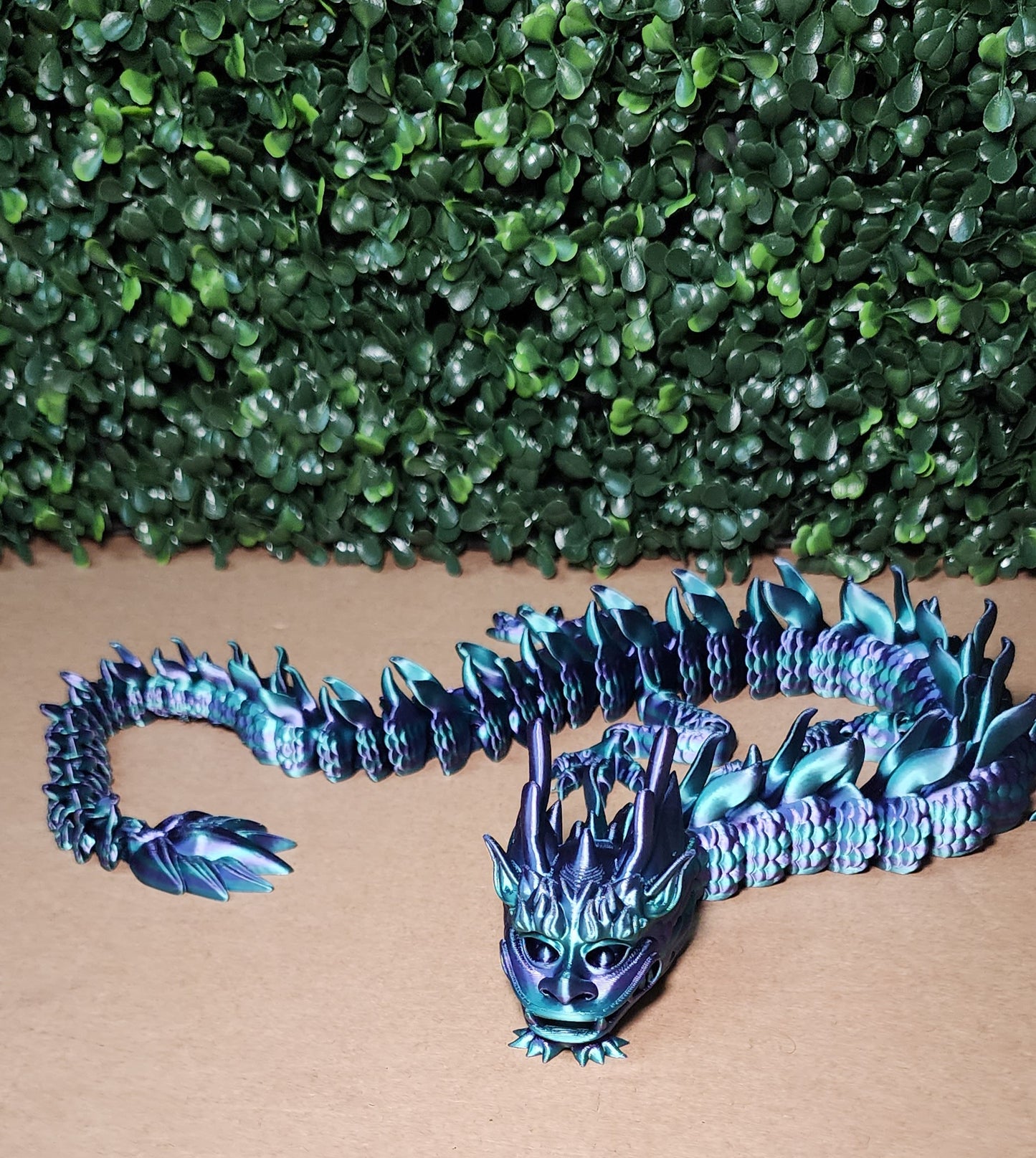 3D-Printed Imperial Dragon Gold and Purple - Minor Imperfection (27 Inches)