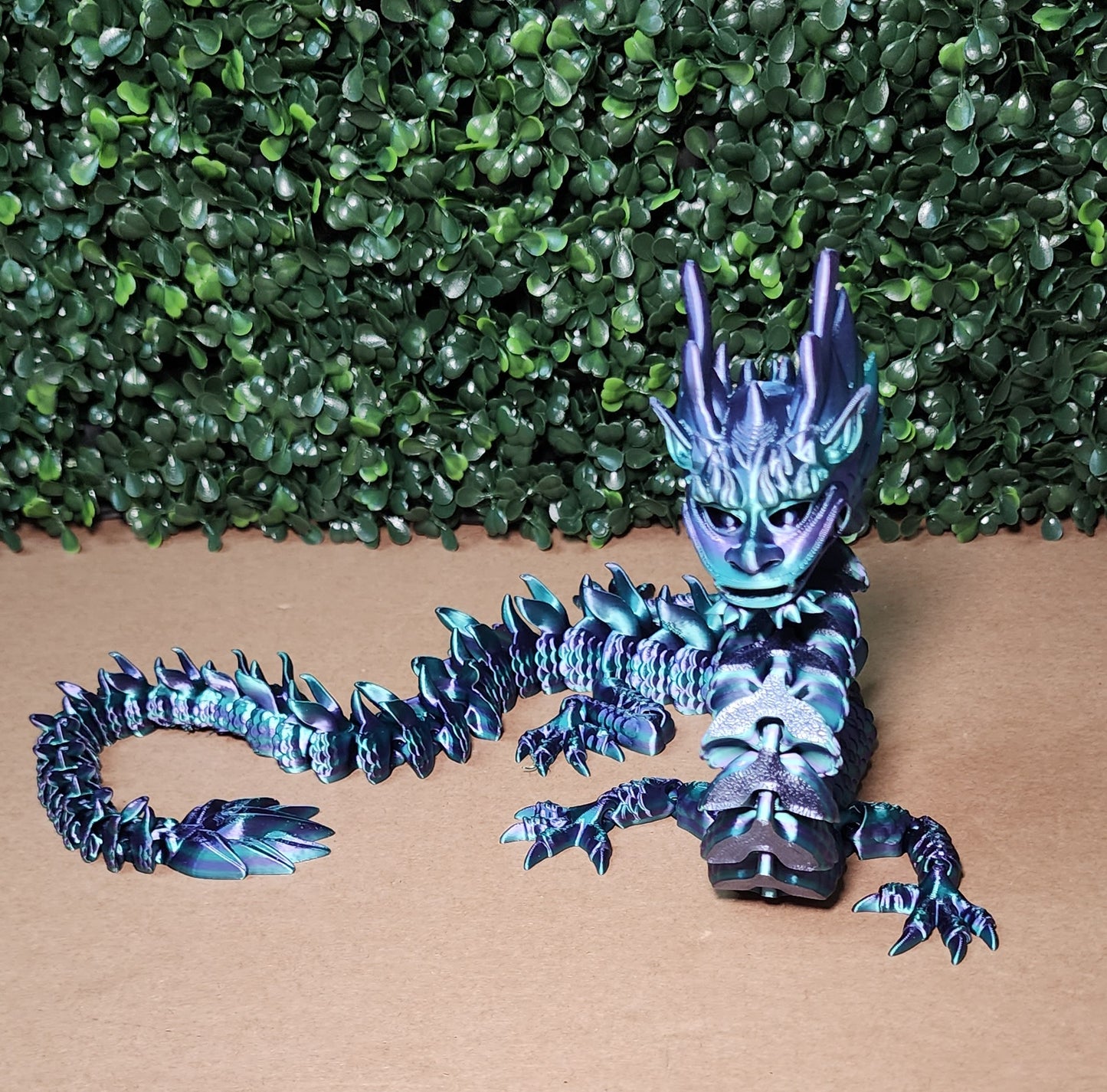 3D-Printed Imperial Dragon Gold and Purple - Minor Imperfection (27 Inches)