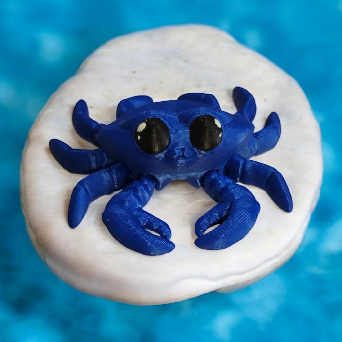 3D Printed Crab Blue