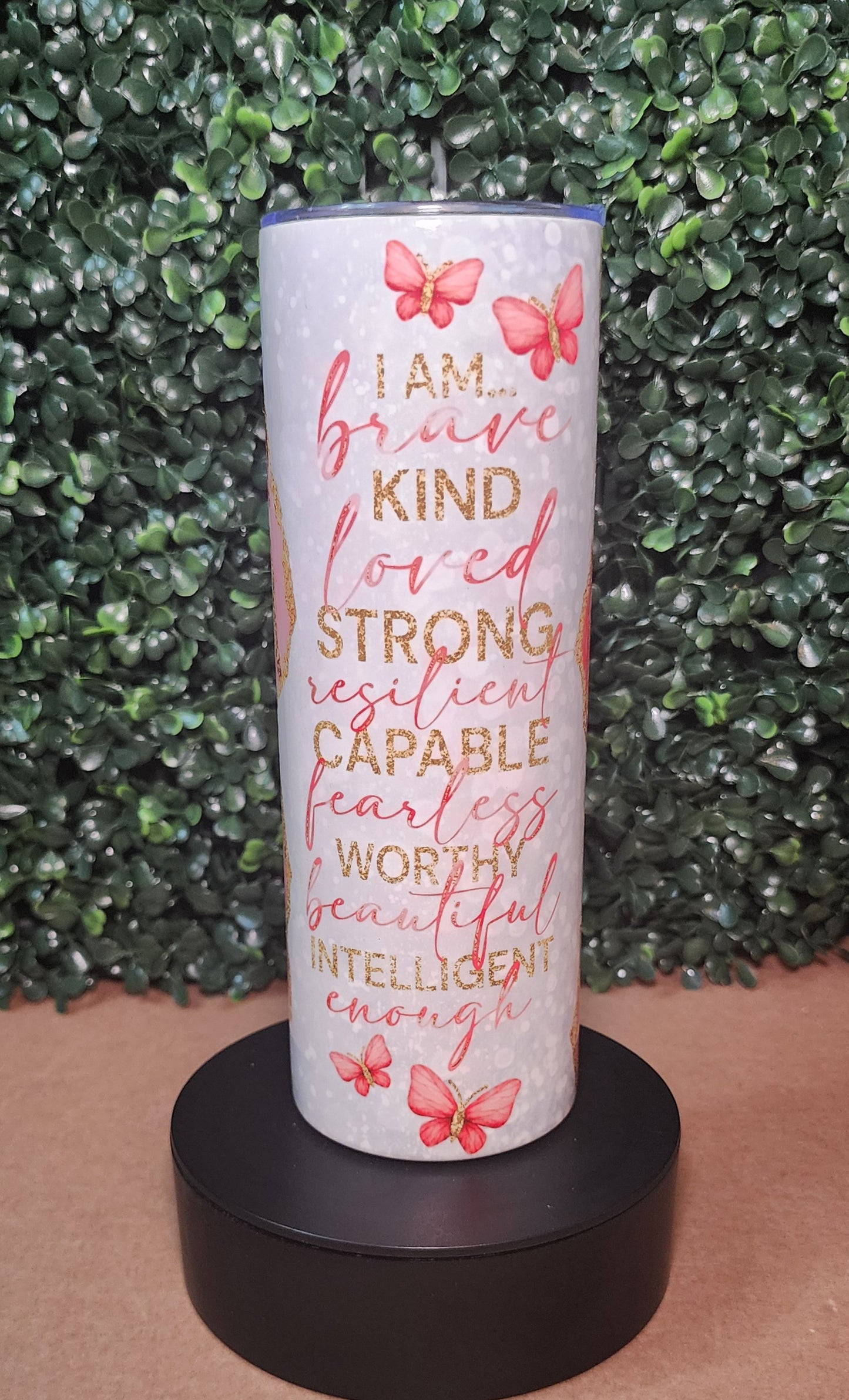 I Am Brave 20oz Stainless Steel Tumbler
