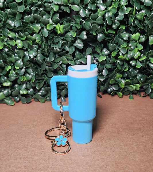 Tumbler Keychain - Light Blue