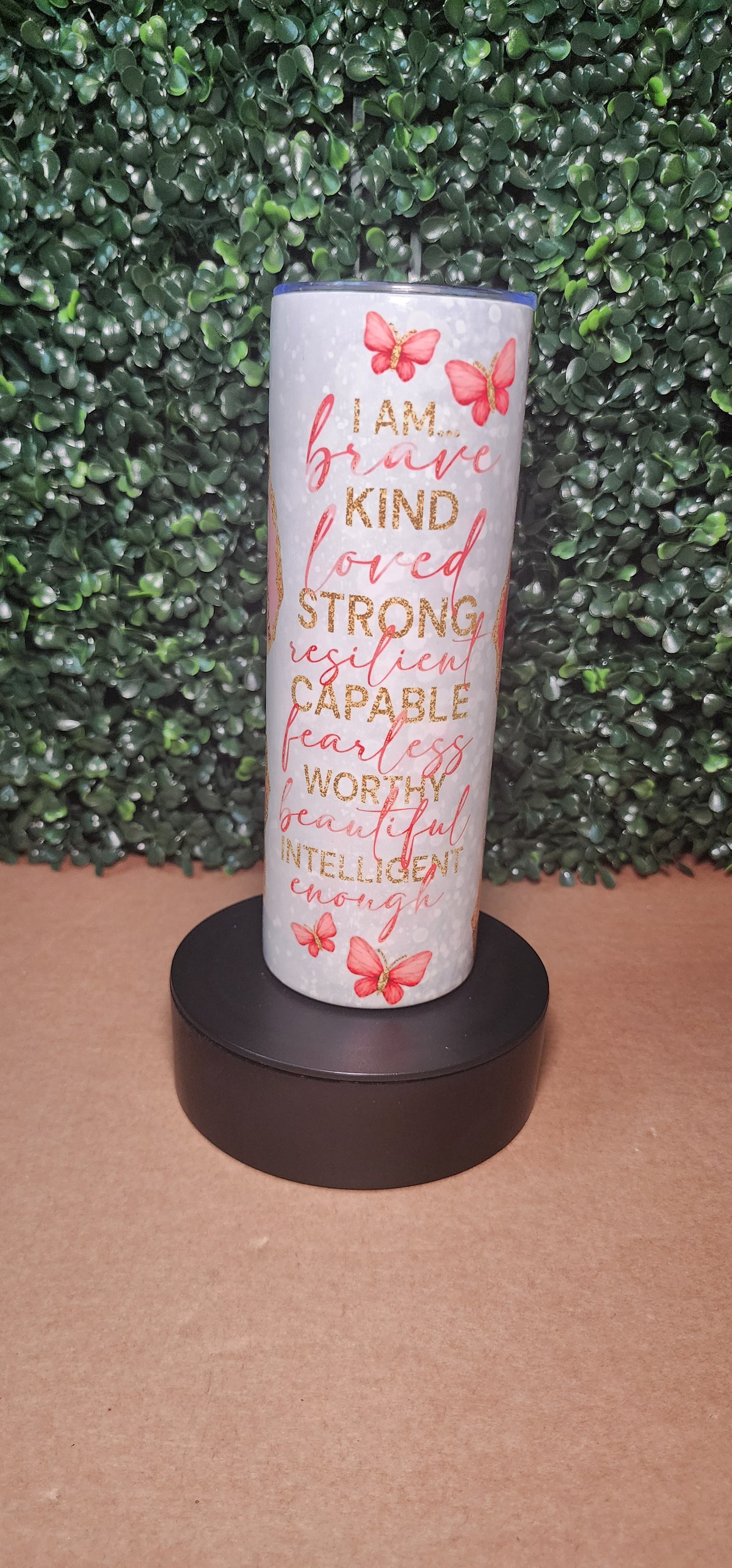 I Am Brave 20oz Stainless Steel Tumbler