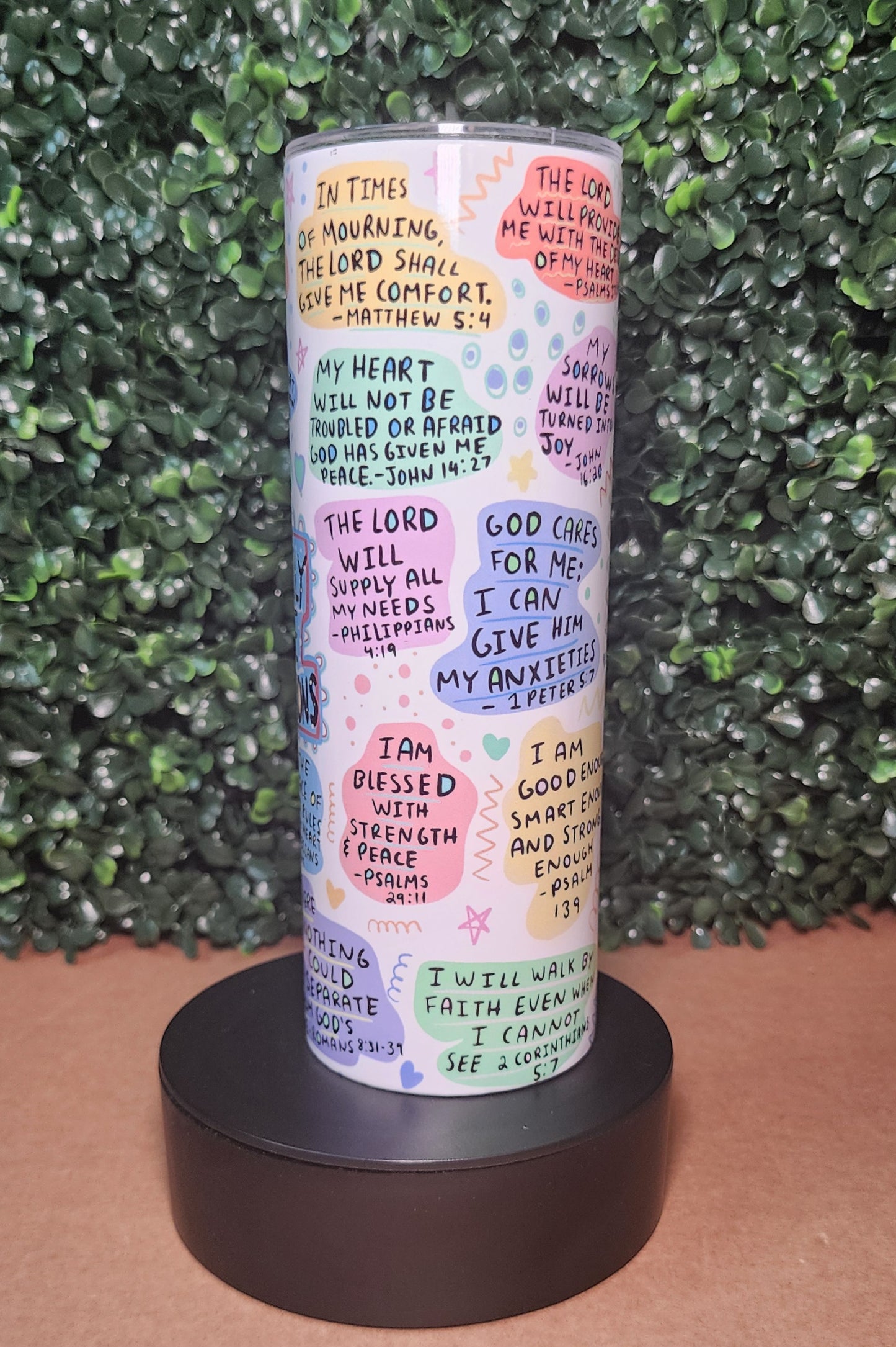My Daily Bible Affirmations 20oz Stainless Steel Tumbler